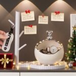 A practical round organizer that adds order and style to any desk or entryway. ✨