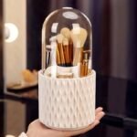 Practical and elegant makeup organizer that keeps all your cosmetics neatly arranged and your vanity perfectly organized 💄